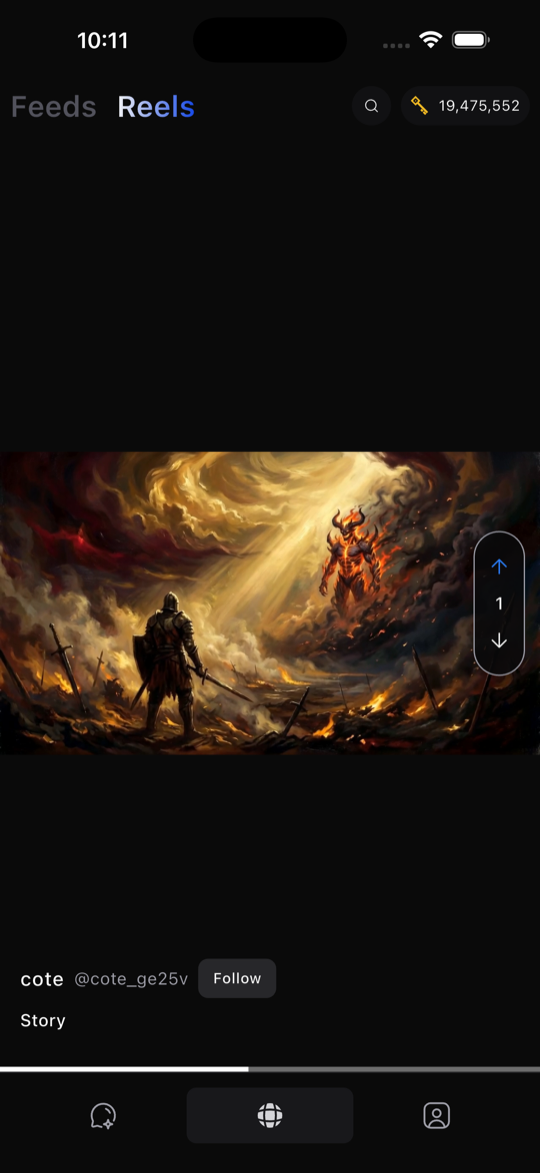 Magick Box reels feed of AI creations